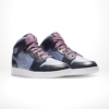 Angled front view of a full pair of Air Jordan 1