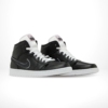Angled front view of a full pair of Air Jordan 1