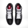Top-down view of the Air Jordan 1