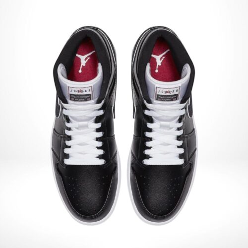 Top-down view of the Air Jordan 1