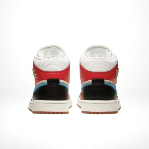 Rear view of the Air Jordan 1