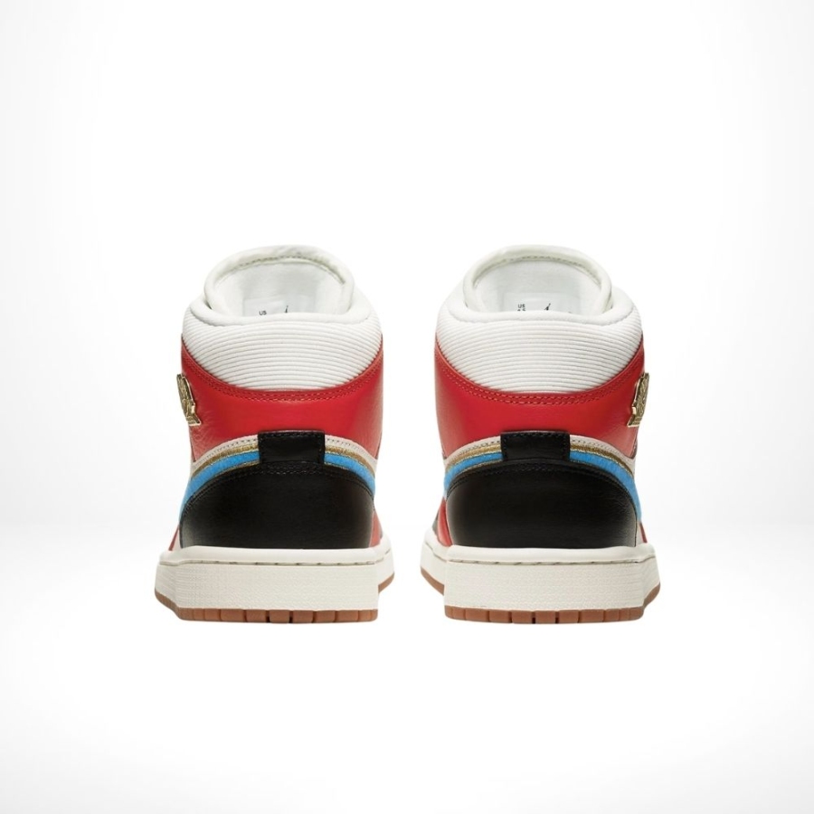 Rear view of the Air Jordan 1