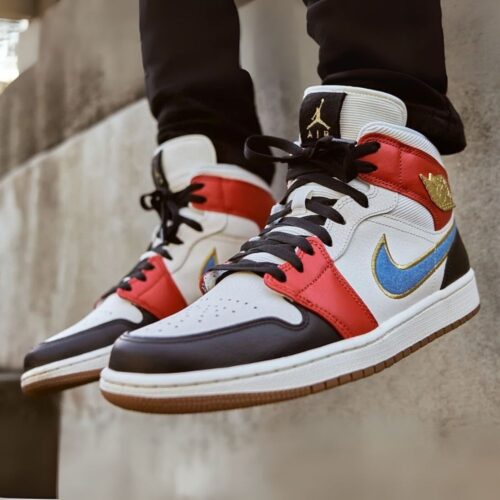 On-foot of the Air Jordan 1