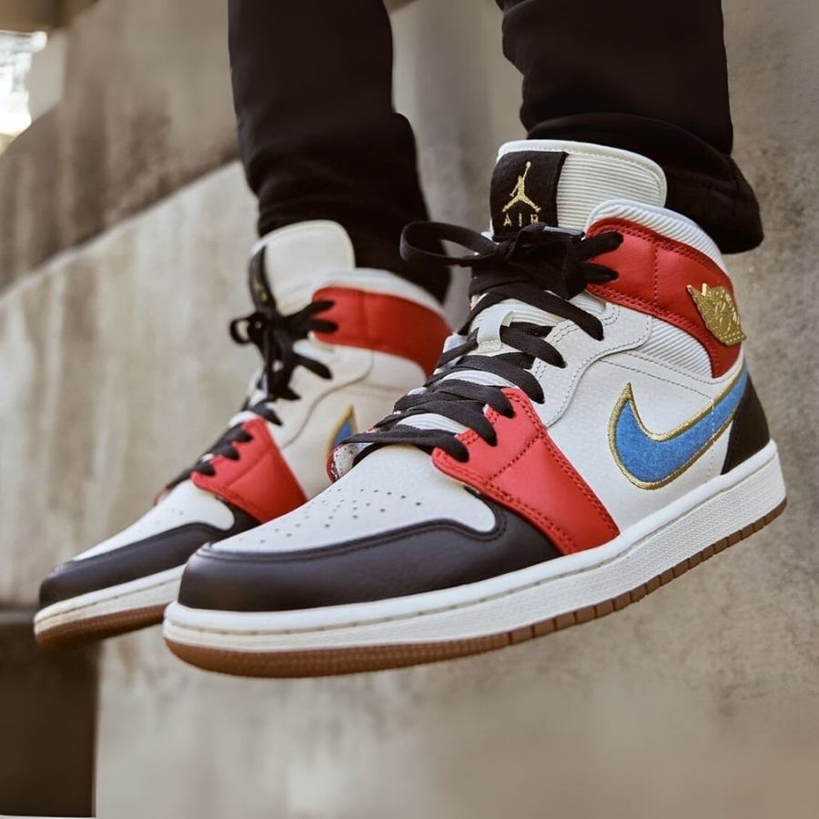 On-foot of the Air Jordan 1