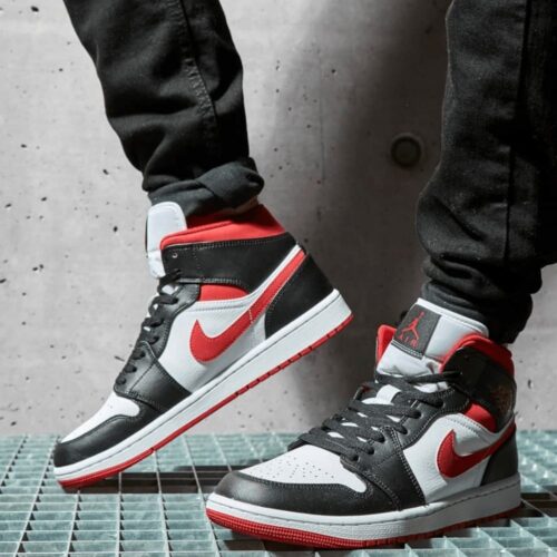 On-foot of the Air Jordan 1