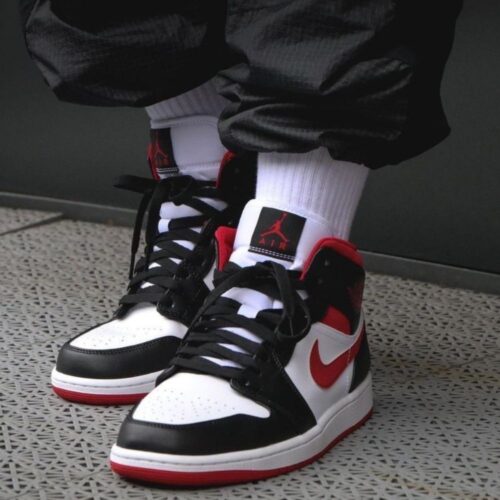 On-foot of the Air Jordan 1