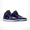 Angled front view of a full pair of Air Jordan 1