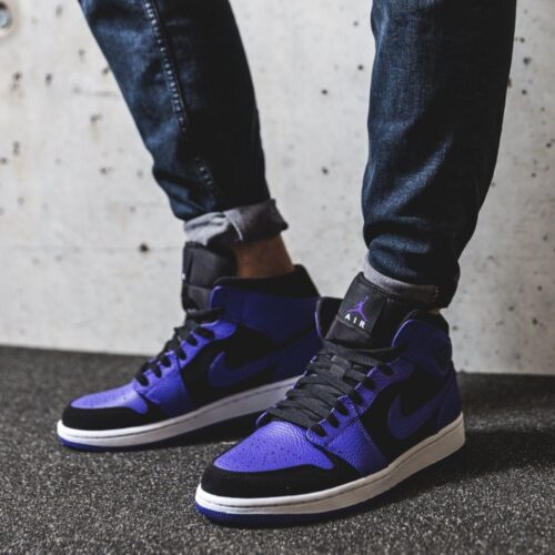 On-foot of the Air Jordan 1