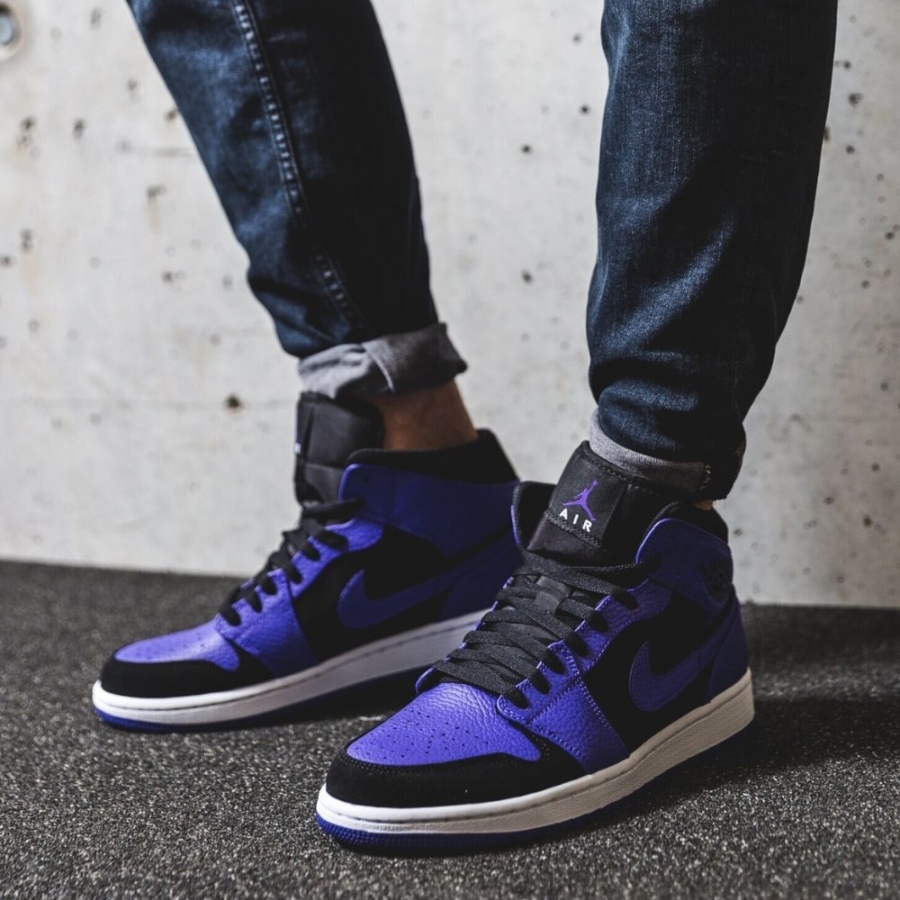 On-foot of the Air Jordan 1