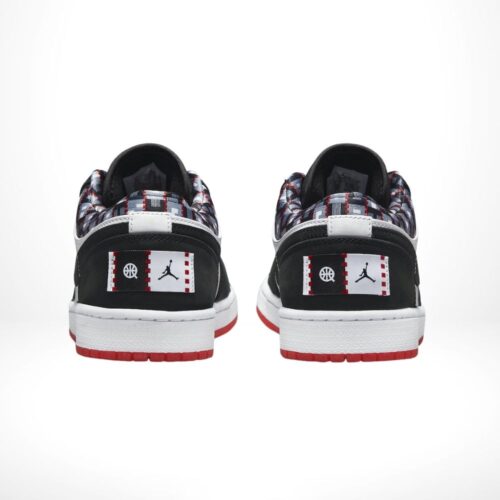 Rear view of the Air Jordan 1