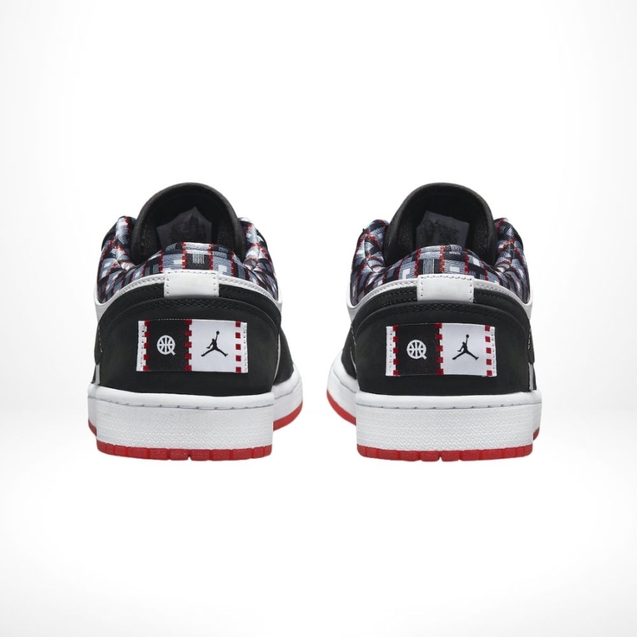 Rear view of the Air Jordan 1