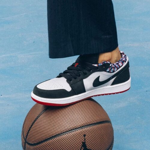 On-foot of the Air Jordan 1