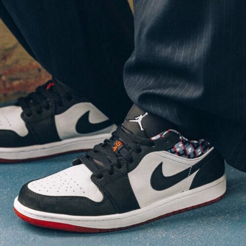 On-foot of the Air Jordan 1
