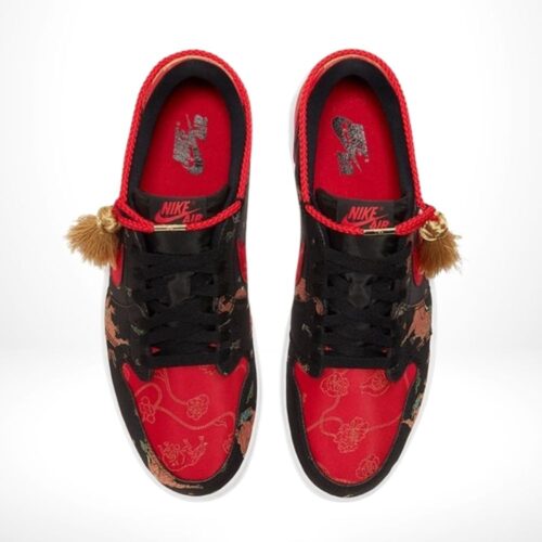 Top-down view of the Air Jordan 1