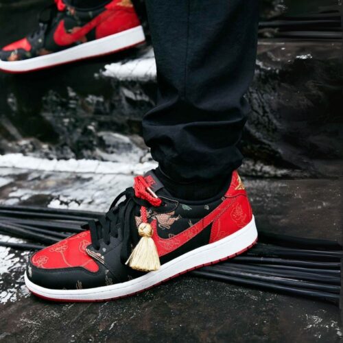 On-foot of the Air Jordan 1