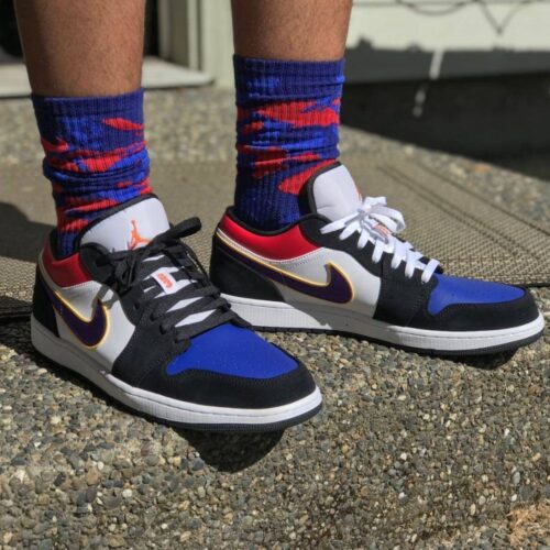 On-foot of the Air Jordan 1