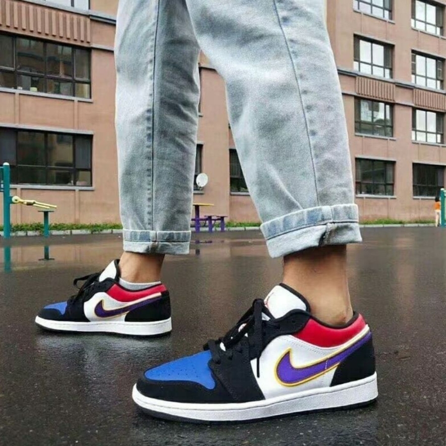 On-foot of the Air Jordan 1