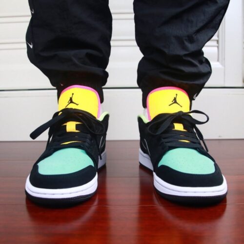 On-foot of the Air Jordan 1