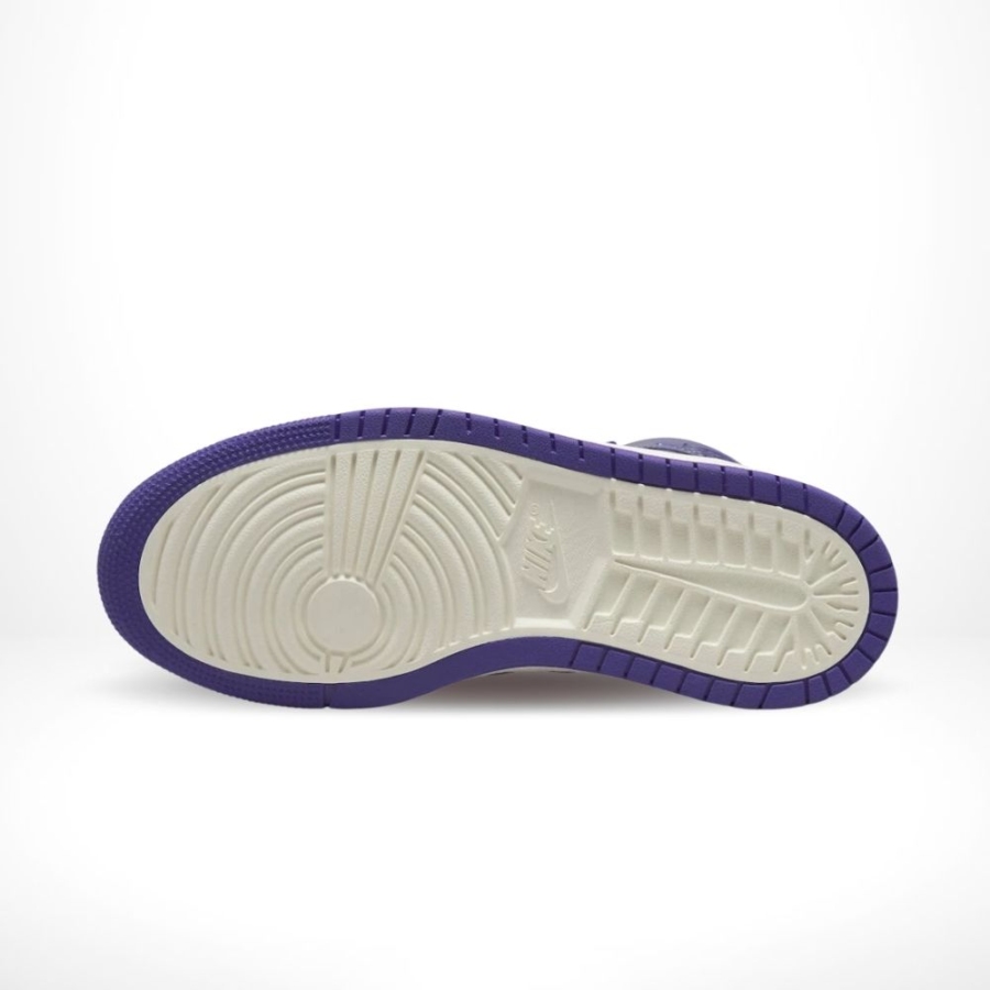 Bottom view of the Air Jordan 1
