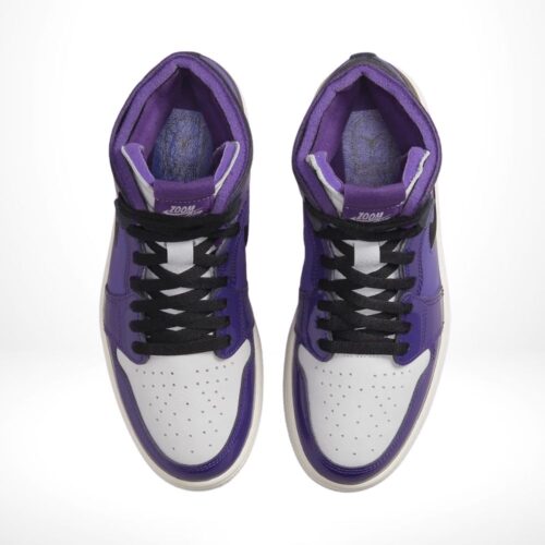 Top-down view of the Air Jordan 1