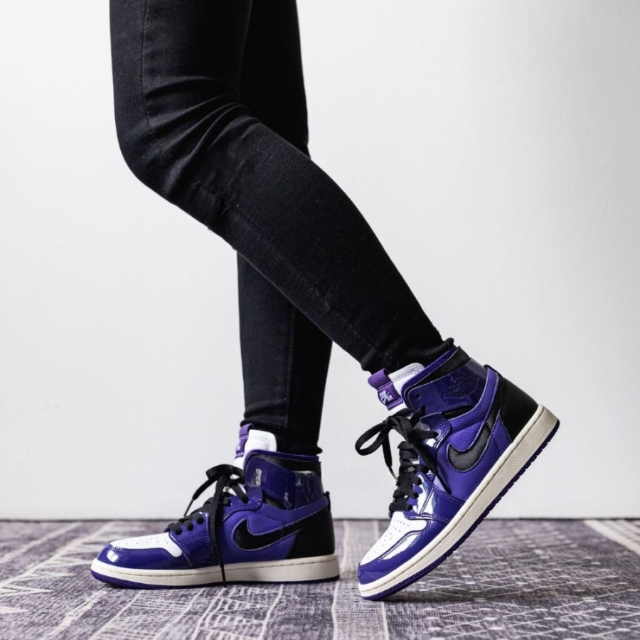On-foot of the Air Jordan 1
