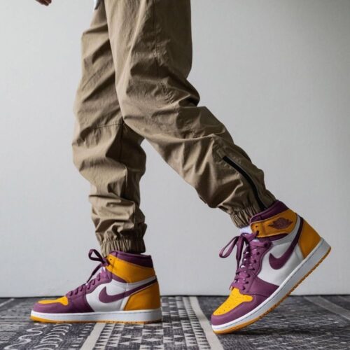 On-foot of the Air Jordan 1