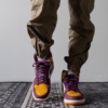 On-foot of the Air Jordan 1