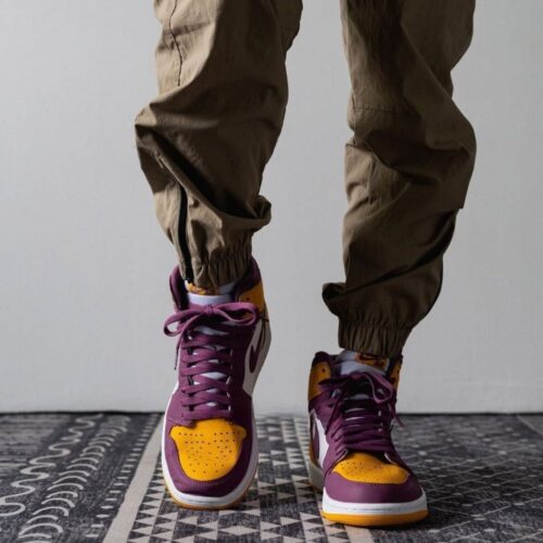 On-foot of the Air Jordan 1