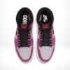 Top-down view of the Air Jordan 1