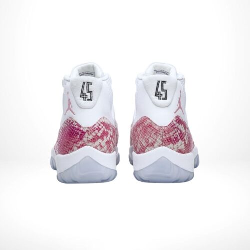 Rear view of the Air Jordan 11