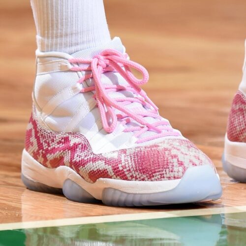 On-foot of the Air Jordan 11