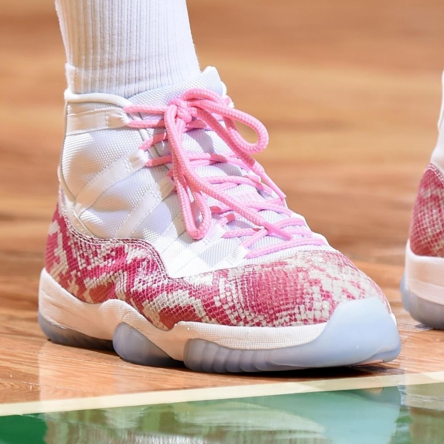 On-foot of the Air Jordan 11
