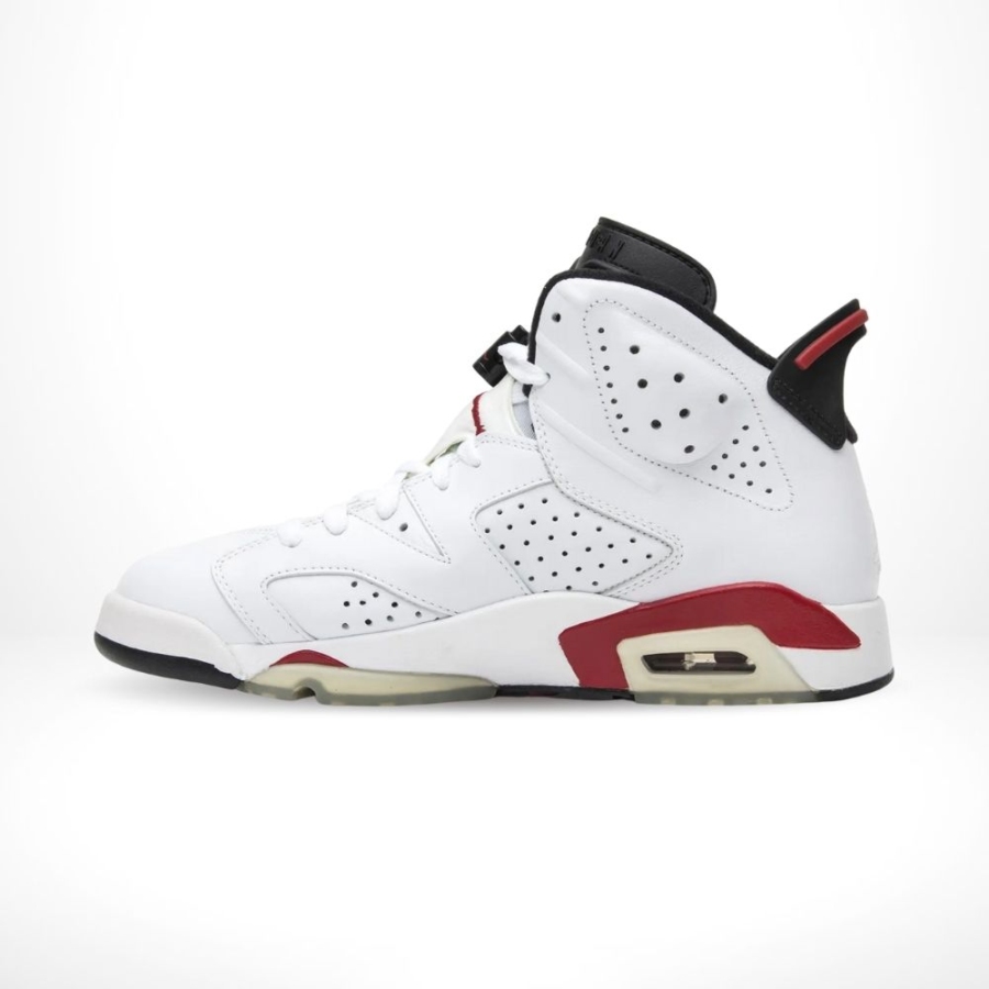 Medial side view of the Air Jordan 6
