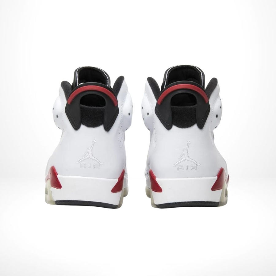 Rear view of the Air Jordan 6