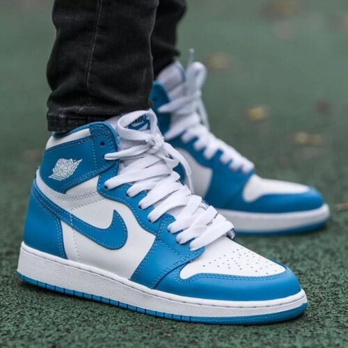 On-foot of the Air Jordan 1