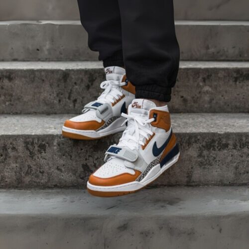 On-foot of the Air Jordan Legacy 312
