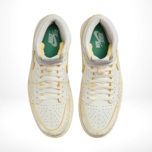 Top-down view of the Air Jordan 1