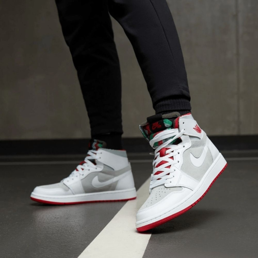 On-foot of the Air Jordan 1