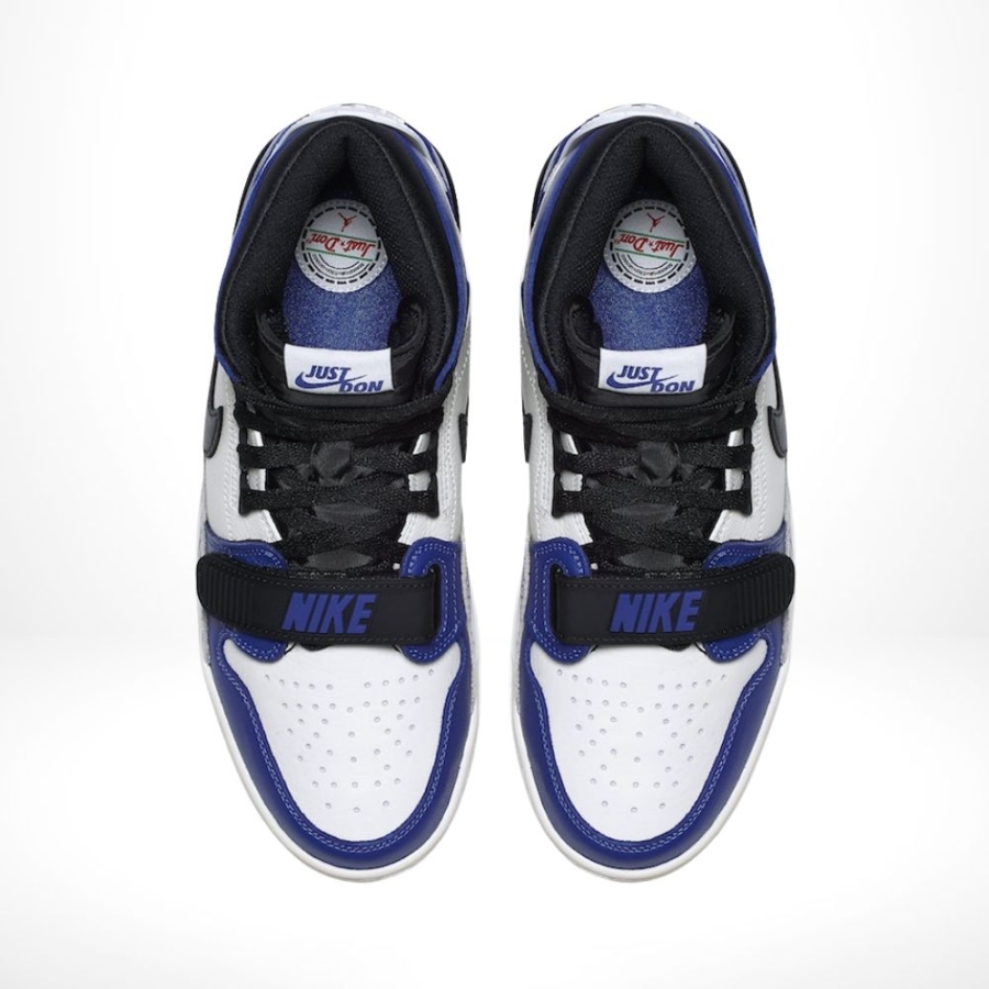 Top-down view of the Air Jordan Legacy 312