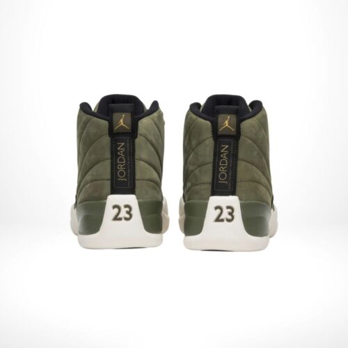Rear view of the Air Jordan 12