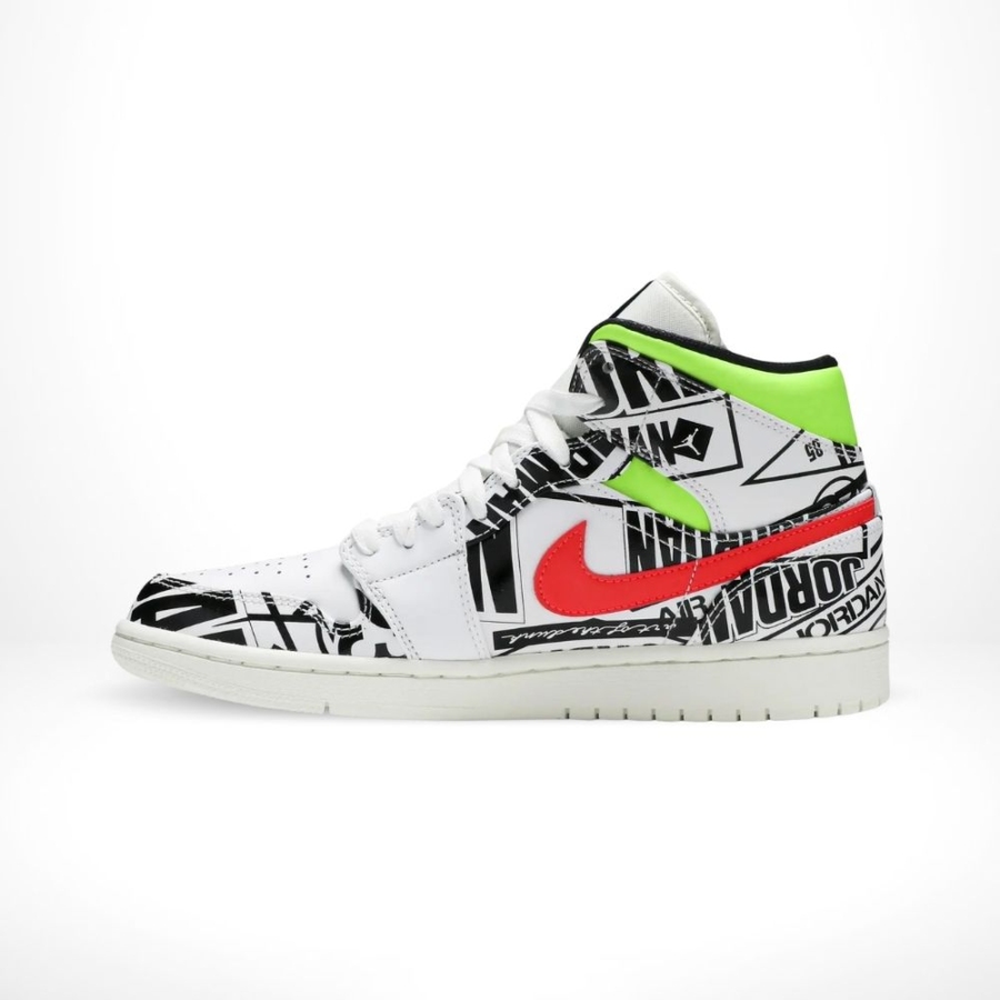 Medial side view of the Air Jordan 1