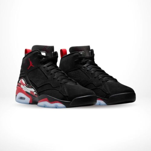 Angled front view of a full pair of Air Jordan MVP