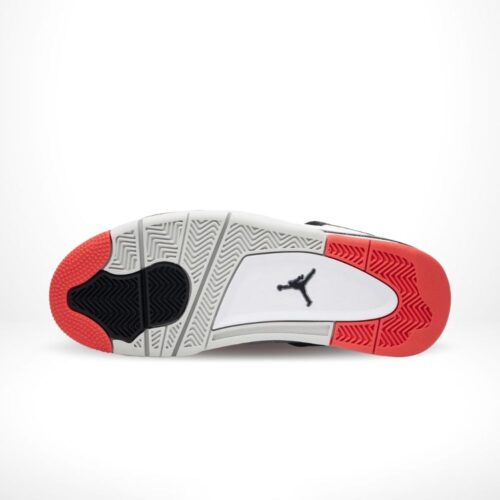 Bottom view of the Air Jordan 4