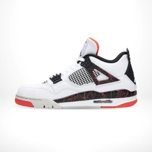 Medial side view of the Air Jordan 4
