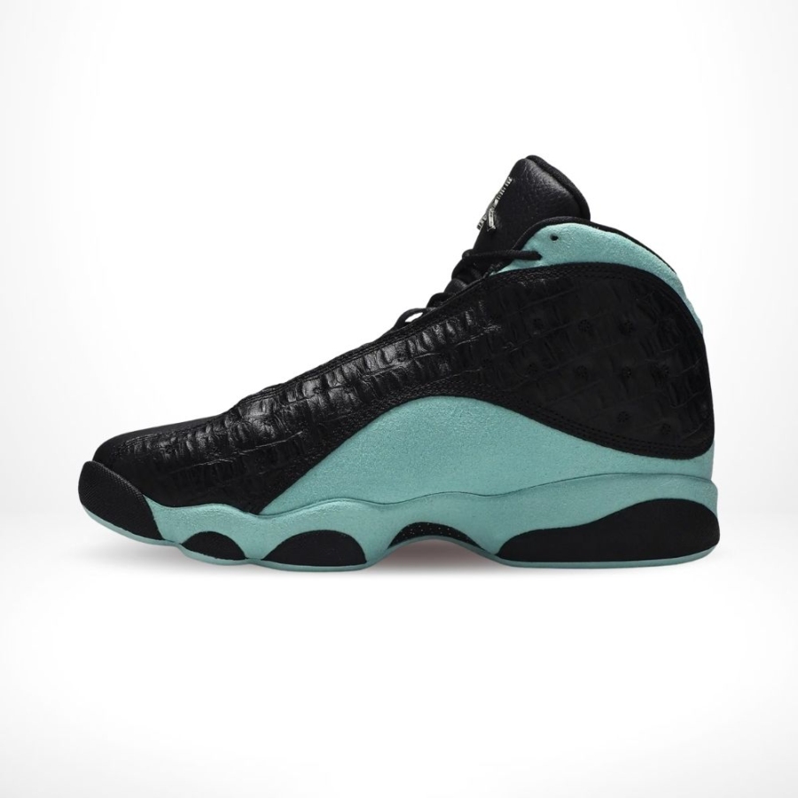 Medial side view of the Air Jordan 13