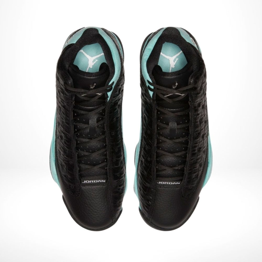 Top-down view of the Air Jordan 13