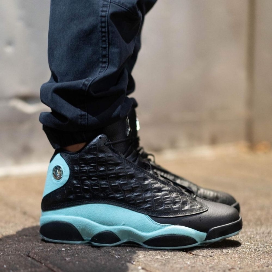 On-foot of the Air Jordan 13