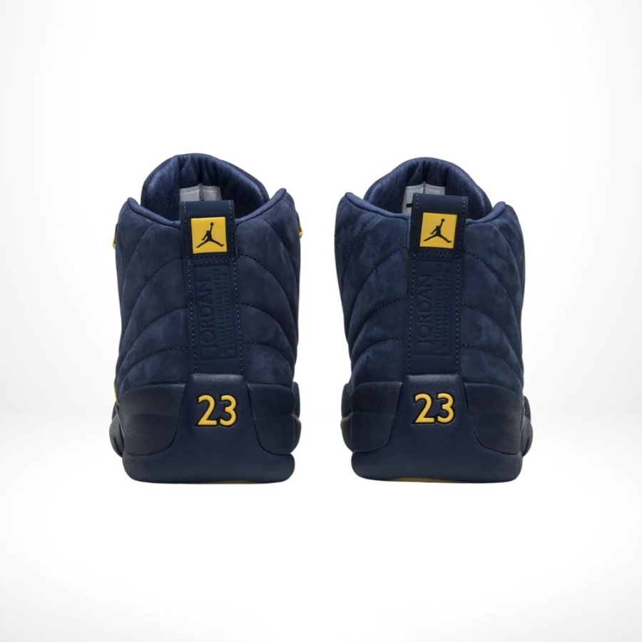 Rear view of the Air Jordan 12