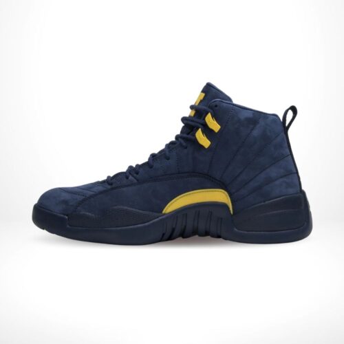 Medial side view of the Air Jordan 12