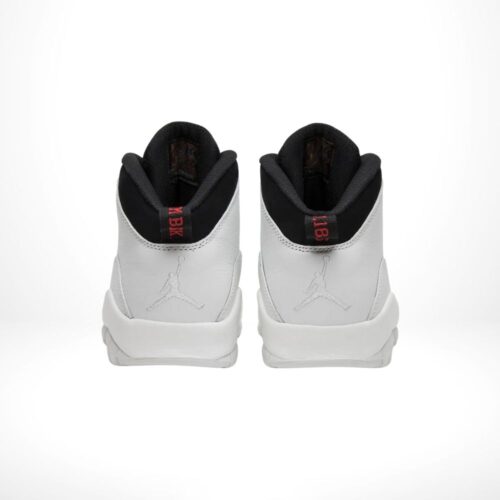 Rear view of the Air Jordan 10